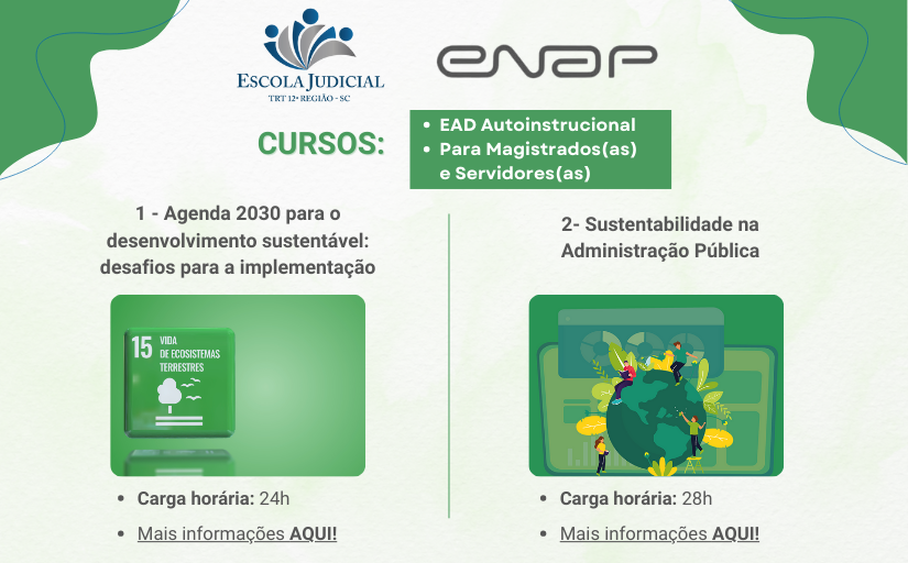 Curso ENAP - Agenda 2030 e sustentabilidade na Administração Pública