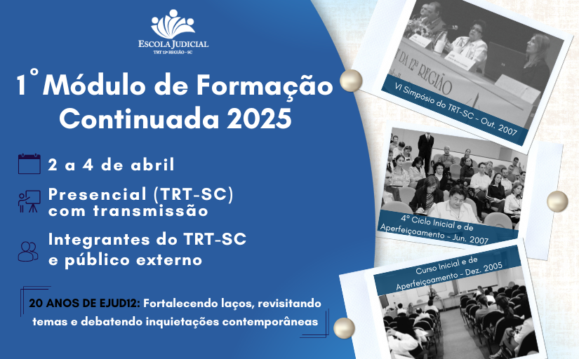 1º Módulo de Formação Continuada - 2025