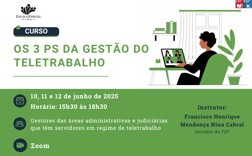 Curso: Os 3 Ps da gestão do teletrabalho