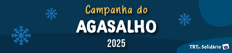 Imagem ilustrativa com o texto: Campanha do agasalho 2025