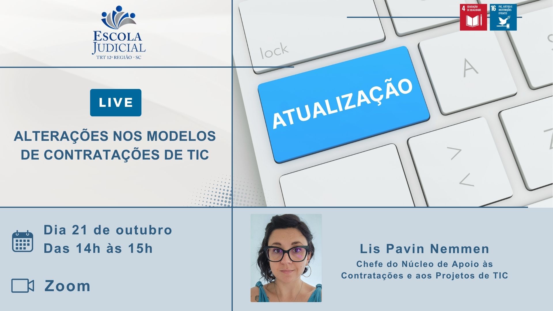 Live: Alterações nos modelos de contratações de TIC