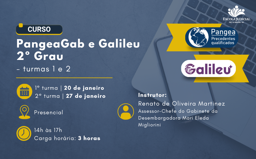 Curso PangeaGab e Galileu 2º Grau - turmas 1 e 2