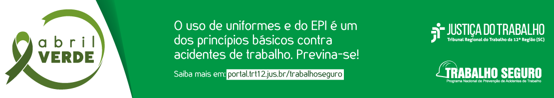 Abril Verde: o uso de uniformes e do EPI é um dos princípios básicos contra o acidente de trabalho. Previna-se!