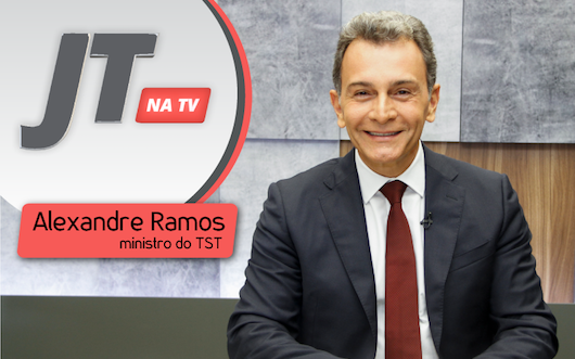 Ministro Alexandre Ramos na chamada do programa JT na TV