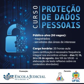 arte Curso Proteção de Dados Pessoais