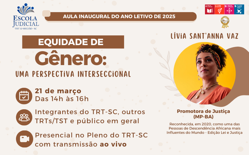 Palestra - Equidade de gênero: uma perspectiva interseccional