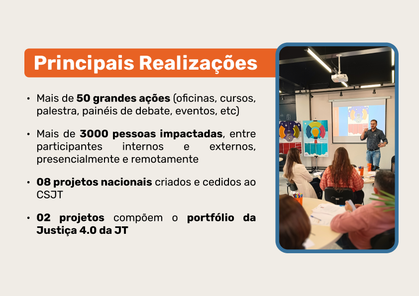 Principais realizações