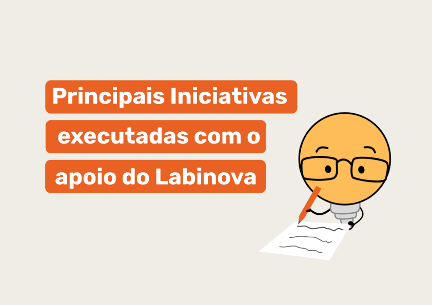 Principais Iniciativas executadas com o apoio do Labinova