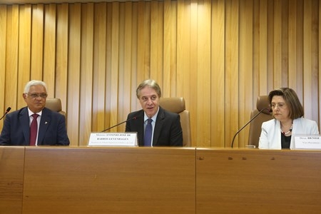 Ministro Barros Levenhagen na abertura do Coleprecor