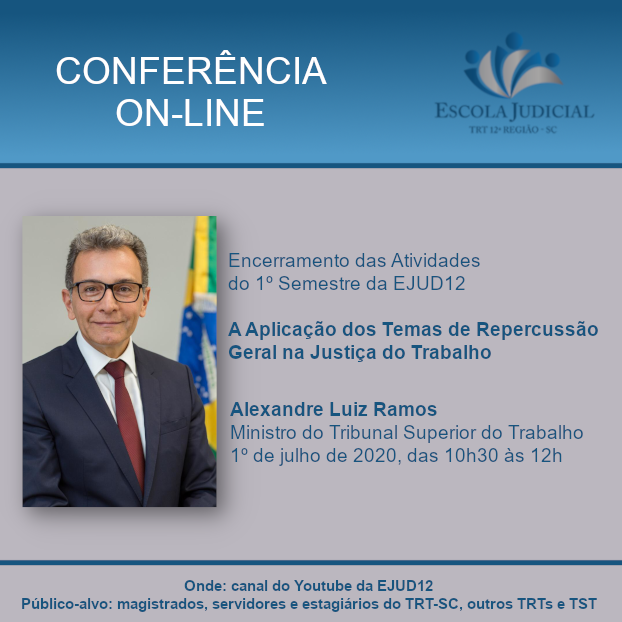 conferência Min. Alexandre Ramos