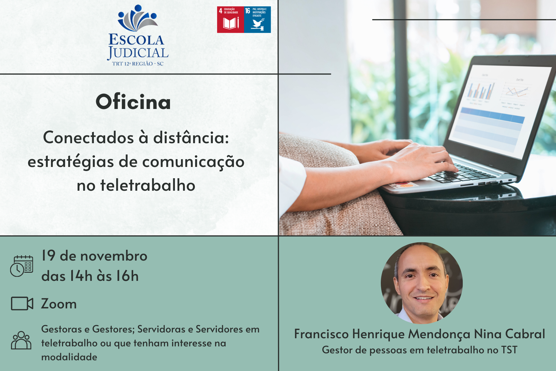 Oficina sobre teletrabalho