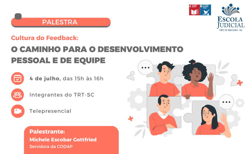 Palestra Cultura do Feedback: O caminho para o desenvolvimento pessoal e de equipe
