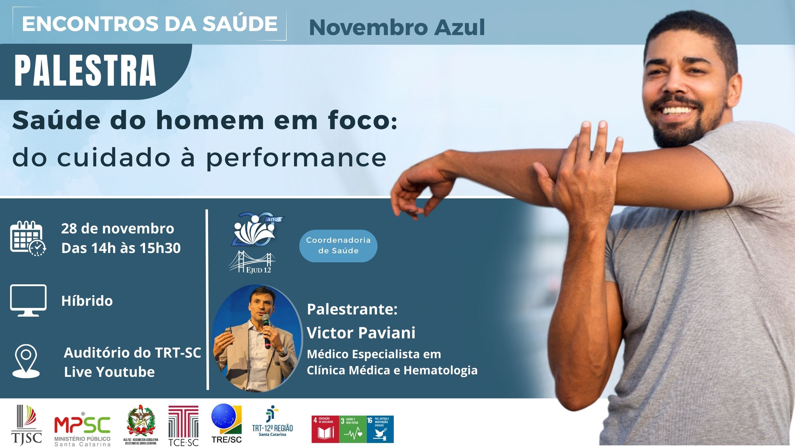 Palestra Saúde do Homem em Foco: Do Cuidado à Performance