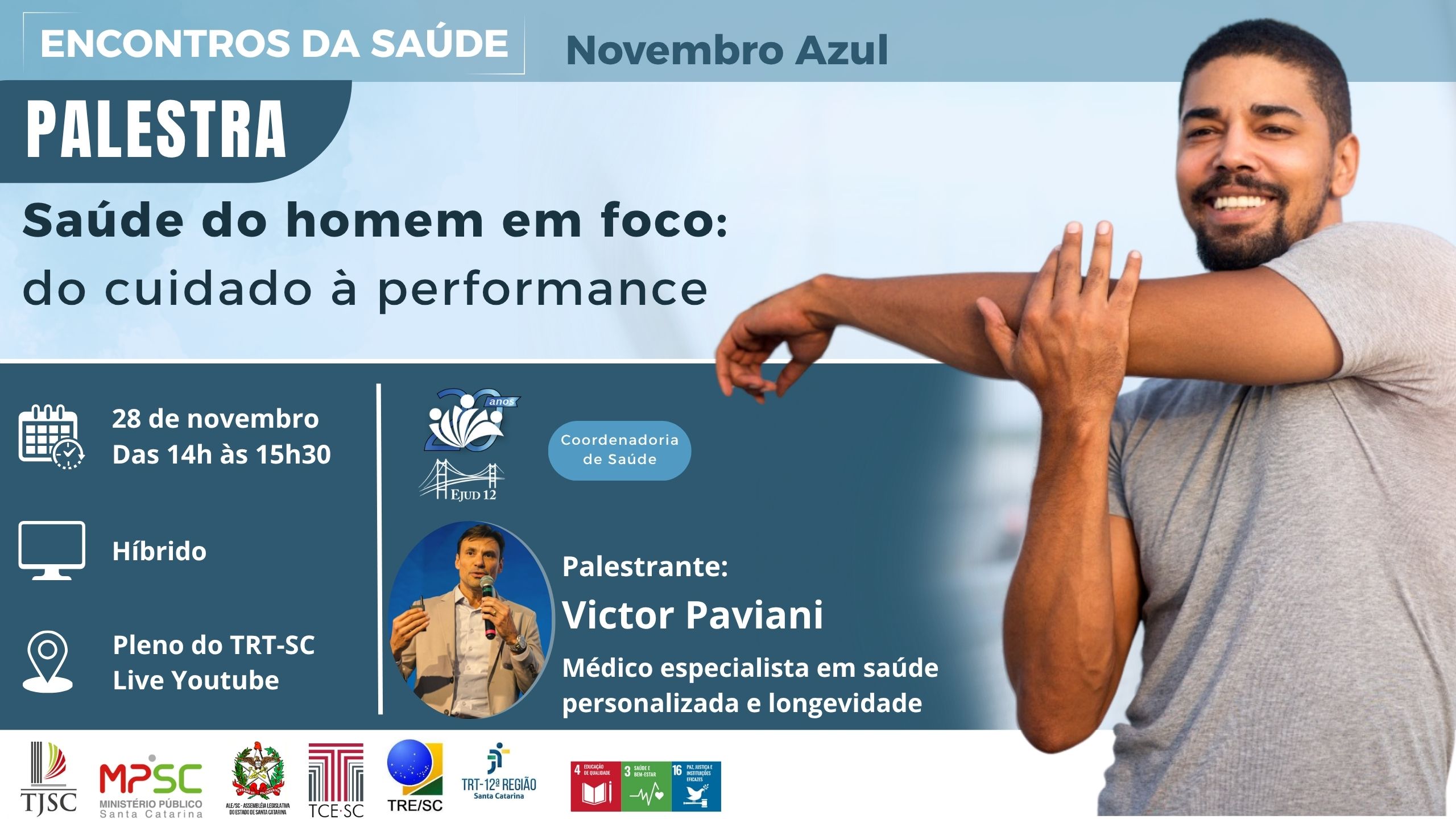 Palestra Saúde do Homem em Foco: Do Cuidado à Performance
