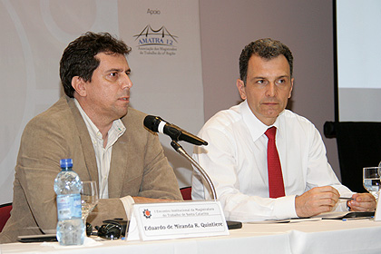 Juiz Alexandre Ramos e servidor Eduardo Quintiere