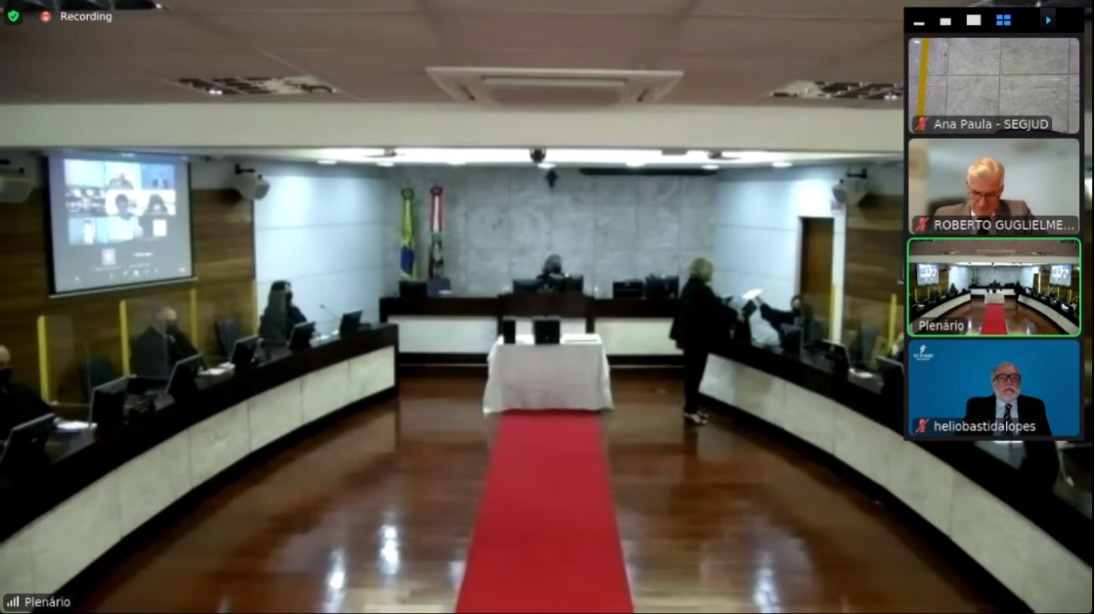 Eleição aconteceu durante sessão administrativa híbrida do Tribunal Pleno