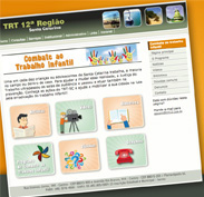 Banner da página do  trabalho infantil