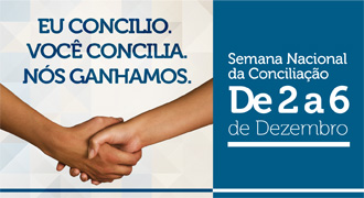 Banner semana da conciliação