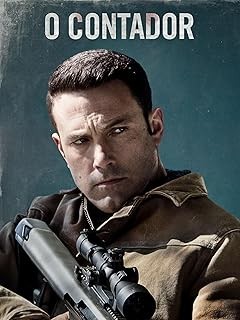 Para todos verem: Texto: "O Contador". Ilustração: Banner em que há um homem segurando uma arma.