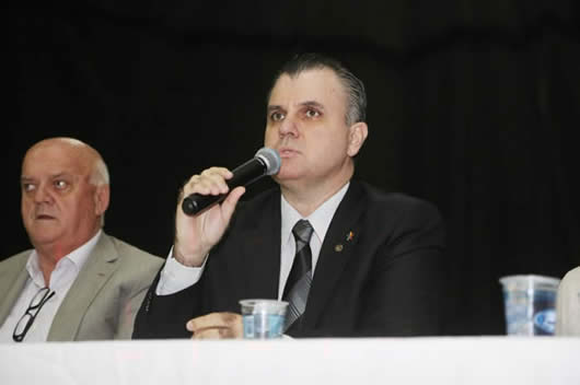Juiz Ricardo Koch Nunes em palestra