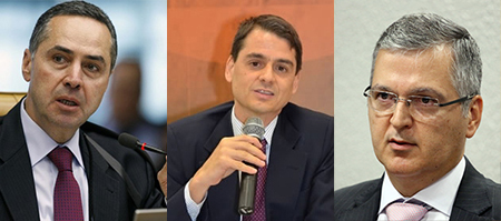juristas que participarão de evento da Escola Judicial: Barroso, Mallet e Alencar