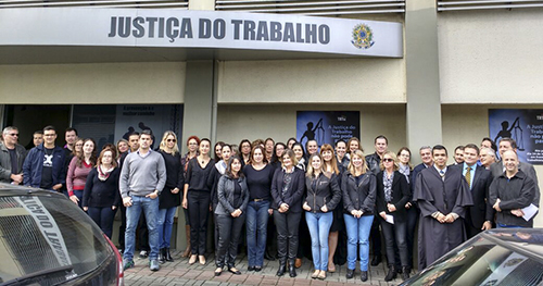 manifestação em Joinville