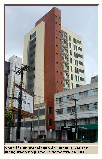 Novo Foro trabalhista de Joinville