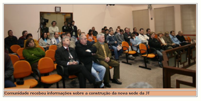 público na audiência de São Bento do Sul