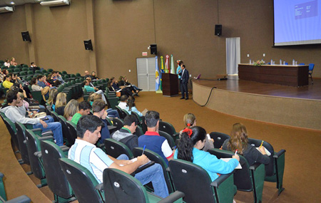 Evento do Programa Trabalho Seguro foi realizado no Instituto Federal Catarinense, unidade Videira