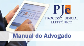 Banner manual do Pj-e para advogados