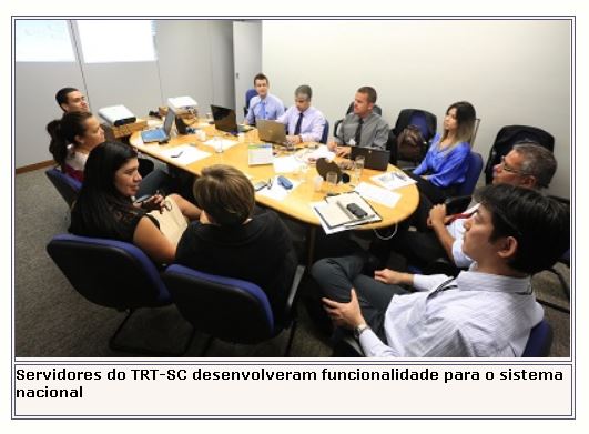 Servidores da SEINFO em Brasília, durante reunião do Comitê de Modernização