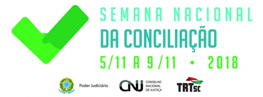 chamada da semana da conciliação