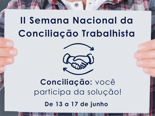 semana nacional  da conciliação 2016