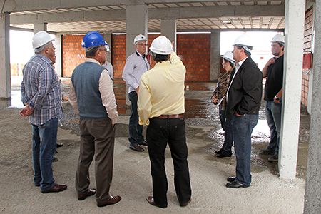 visita institucional às obras do novo fórum de São José