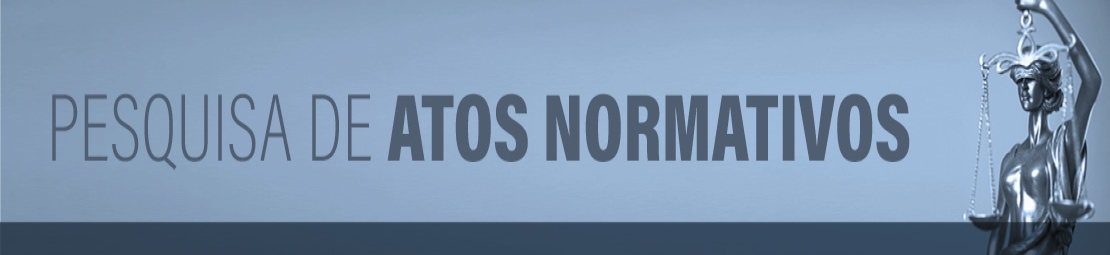 banner indicativo da seção de atos normativos