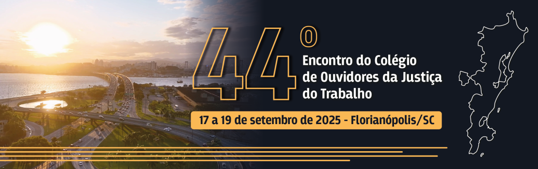 Banner com foto de por do sol e um letreiro contendo nome e data do evento