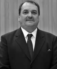 Foto em preto e branco de Gracio Ricardo Barboza Petrone