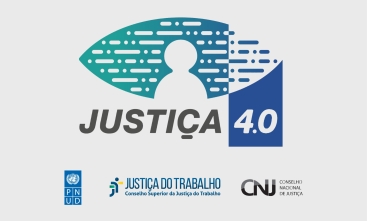 Imagem ilustrtativa com o texto: Justiça 4.0