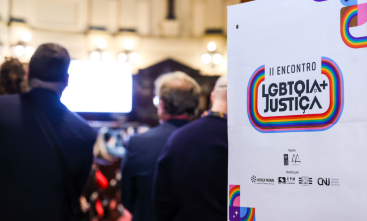 Foto da solenidade de abertura do abertura do 2º encontro lgbtqia+ do cnj