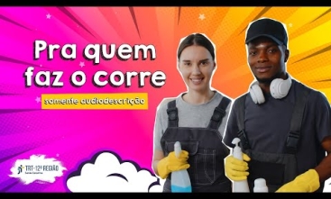 Pra quem faz corre.