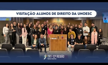Visita estudantes Direito UNOESC