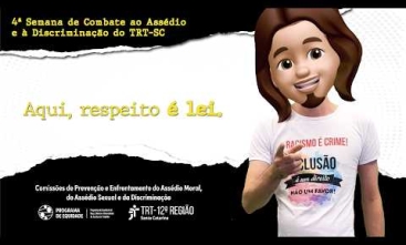 Vídeo sobre combate ao assédio e discriminação