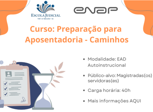Curso ENAP Preparação para aposentadoria - caminhos