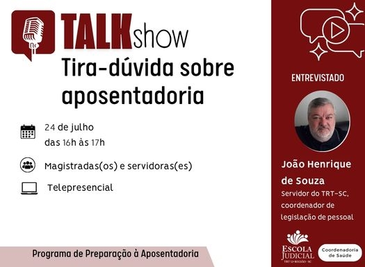 Talk Show: Tira-dúvida sobre aposentadoria