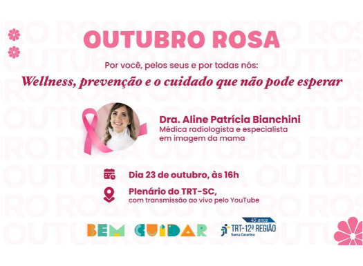 OUTUBRO ROSA: "Por você, pelos seus e por todas nós: wellness, prevenção e o cuidado que não pode esperar”