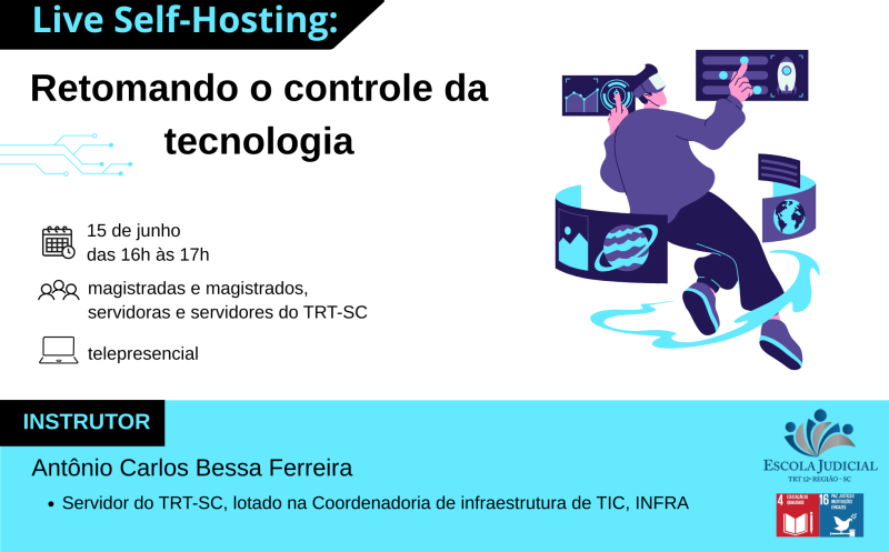 Live Self-Hosting retomando o controle da tecnologia