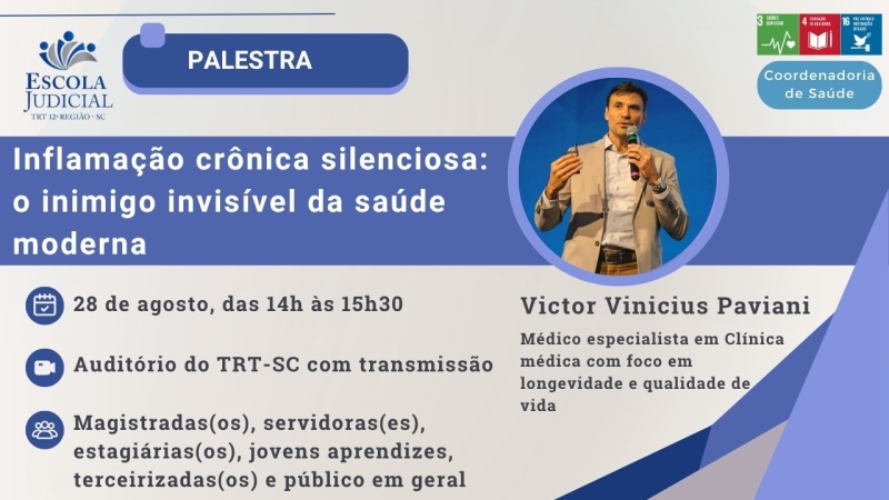 Palestra Inflamação crônica silenciosa o inimigo invisível da saúde moderna