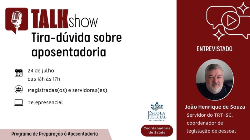 card Talk Show Tira-dúvida sobre aposentadoria