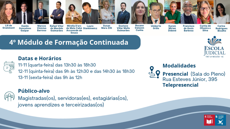 4º Módulo de Formação Continuada