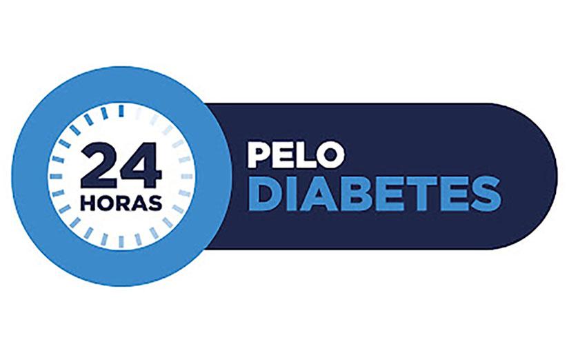 Logo da Campanha 24 horas pelo Diabetes